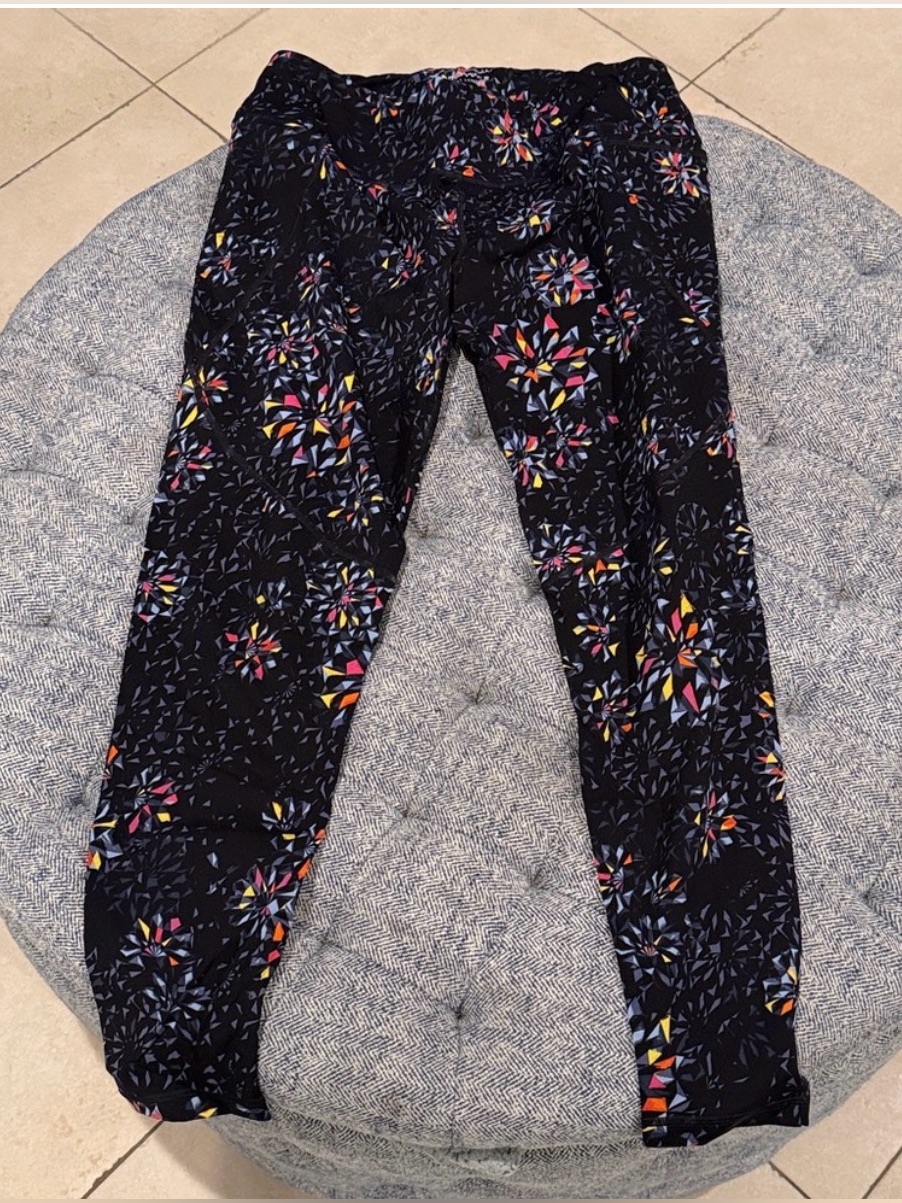 Sweaty Betty Power Full Length Leggings Size 12 Geometric Starburst
